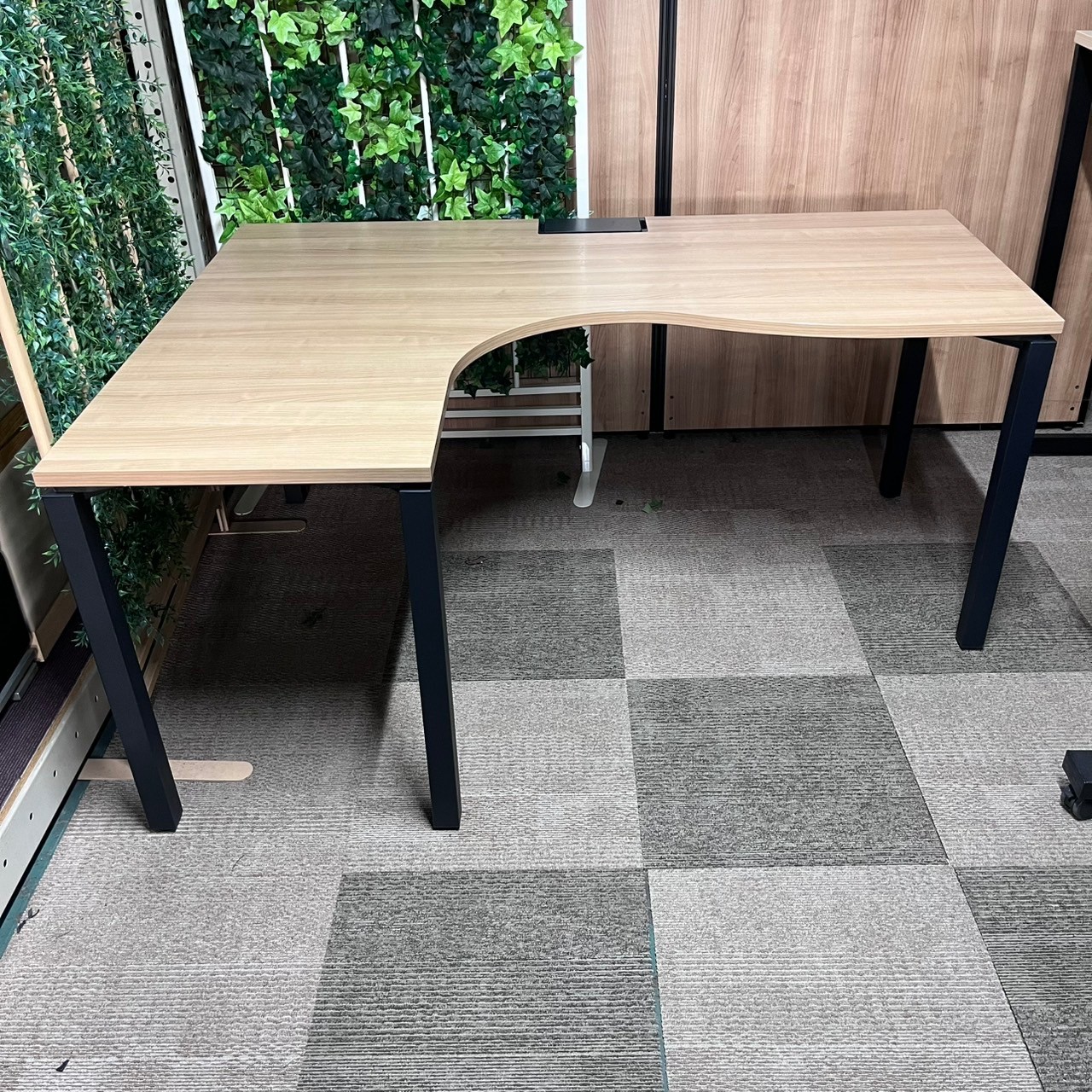 楽天市場】【中古】オカムラ スイフト 電動昇降 L型デスク W1550