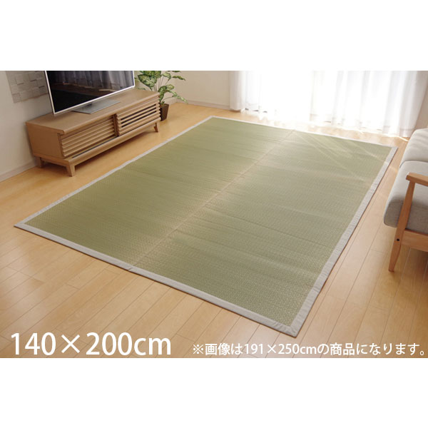 イケヒコ 純国産 い草ラグカーペット F-MUKU 約140&times;200cm 麻 [ 国産 い草ラグ カーペット ]『代引不可』『送料無料（一部地域除く）』｜かぐの窓口