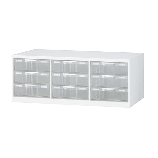 生興 クウォール システム収納庫 書庫内プラスチックキャビネット W856&times;D400&times;H318 RW-B4PL [ワゴン 本棚 収納家具 整理ケース オフィス家具 オフィス用 オフィス用品 オフィス収納]｜かぐの窓口 26,098円