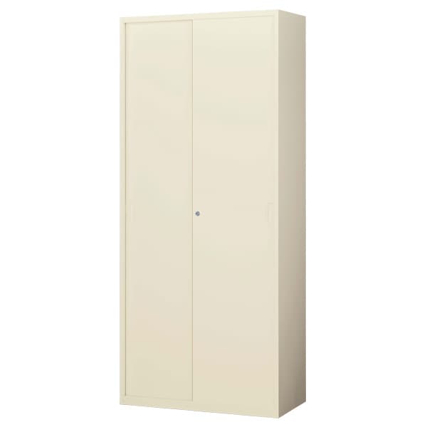 生興 クウォール システム収納庫スチール引戸書庫 W900&times;D450&times;H2100 RG45-21S【別売ベース必須】[ 書庫 引戸書庫 引き違い書庫 スチール書庫 収納家具 オフィス家具 事務所 書棚 収納 オフィス収納 ]｜かぐの窓口