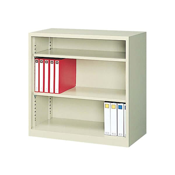 生興 奥深書庫 オープン書庫(D515) W880&times;D515&times;H880 G-335・OP [スチール書庫 収納家具 オフィス用品 オフィス用 オフィス家具 事務所 キャビネット 書棚 本棚 シェルフ 収納 オフィス収納 業務用 書庫 オープン書庫]｜かぐの窓口