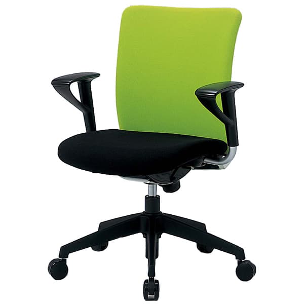 【楽天市場】生興 ルルティモチェアー ホワイトシェルタイプ ミドルバック 肘付 LLSA30WH [白色 オフィスチェア 事務用チェア