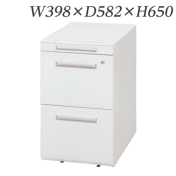 生興 事務机 50つづき物 S手合い 手押し車 W398×D582×H650 WGN-653NWW