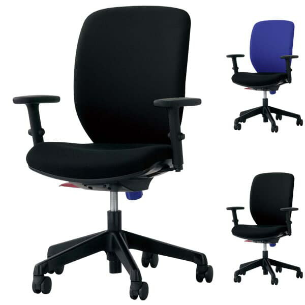 ライオン事務器 オフィスチェア シルフィード W620×D546×H895～1005(SH410～520)mm No.1277F [ テレワーク 在宅勤務 在宅ワーク リモートワーク 自宅勤務 在宅 SOHO スマートオフィス ホームオフィス ]
