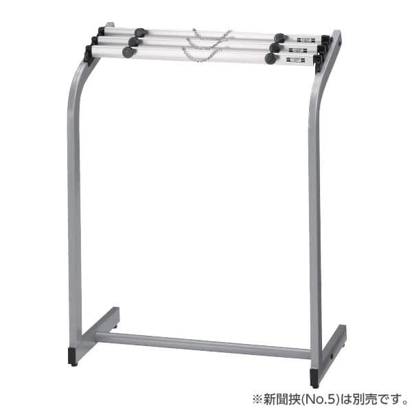 ライオン事務器 新聞架 W615&times;D303&times;H780mm No.28N 547-80 [店舗什器 屋外用家具 オフィス家具 オフィス用 オフィス用品]｜かぐの窓口