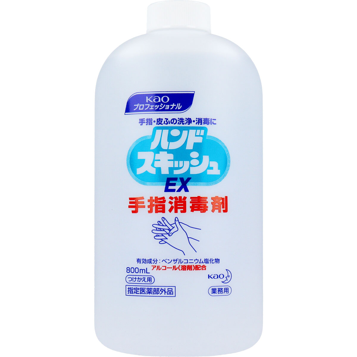 【ﾎﾟｲﾝﾄ5倍当店ﾊﾞﾅｰよりｴﾝﾄﾘｰ必須】花王業務用 ハンドスキッシュ EX 手指消毒剤 付替用 800mL