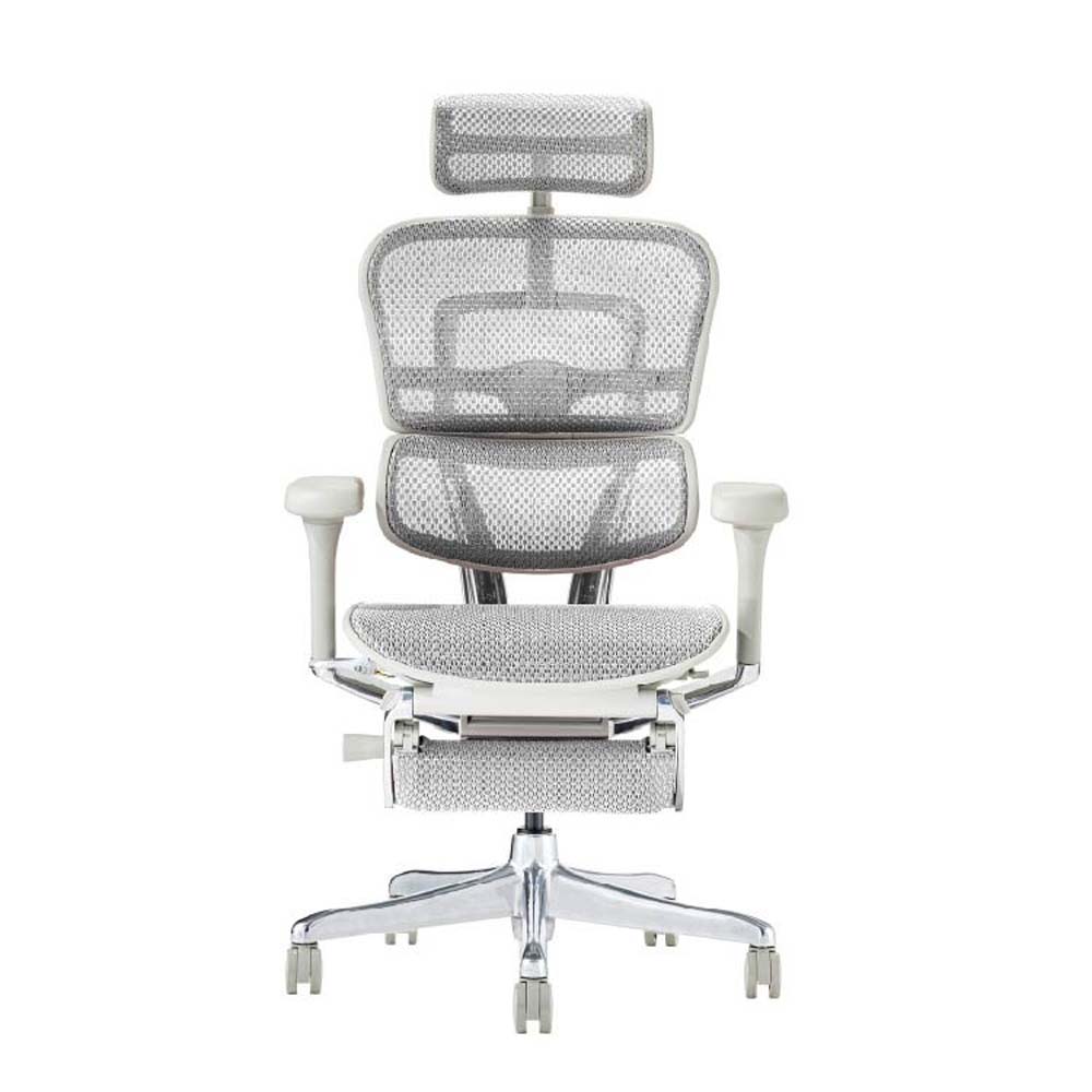 【4月4日20時-10日1時59分までエントリーで2点購入P5倍・3点以上でP10倍】関家具 エルゴヒューマン プロ2 オットマン グレーフレーム EHP2-LPL-DR-GF-WH ホワイト