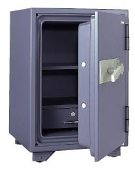 【クーポン3Days最大2,000円オフクーポン+ポイント2倍 5月1日-3日23時59分まで】日本アイ・エス・ケイ HOME SAFE＜家庭用耐火金庫＞ キングスーパーダイヤル耐火金庫ダークグレー 1時間耐火性能試験合格 KS-50SD DG 地震 災害 防災