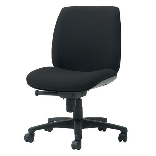 【7月19日20時-26日1時59分までエントリーで全商品ポイント10倍】プラス 事務イスU KC-UC60SLJ BK 380964｜オフィスランド