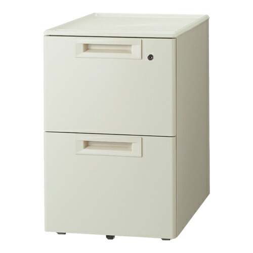 付け加える 収納家具2段RJ-046SC-A2 LGY エル薄墨色 740124 インテリア・寝具・収納-オフィス家具