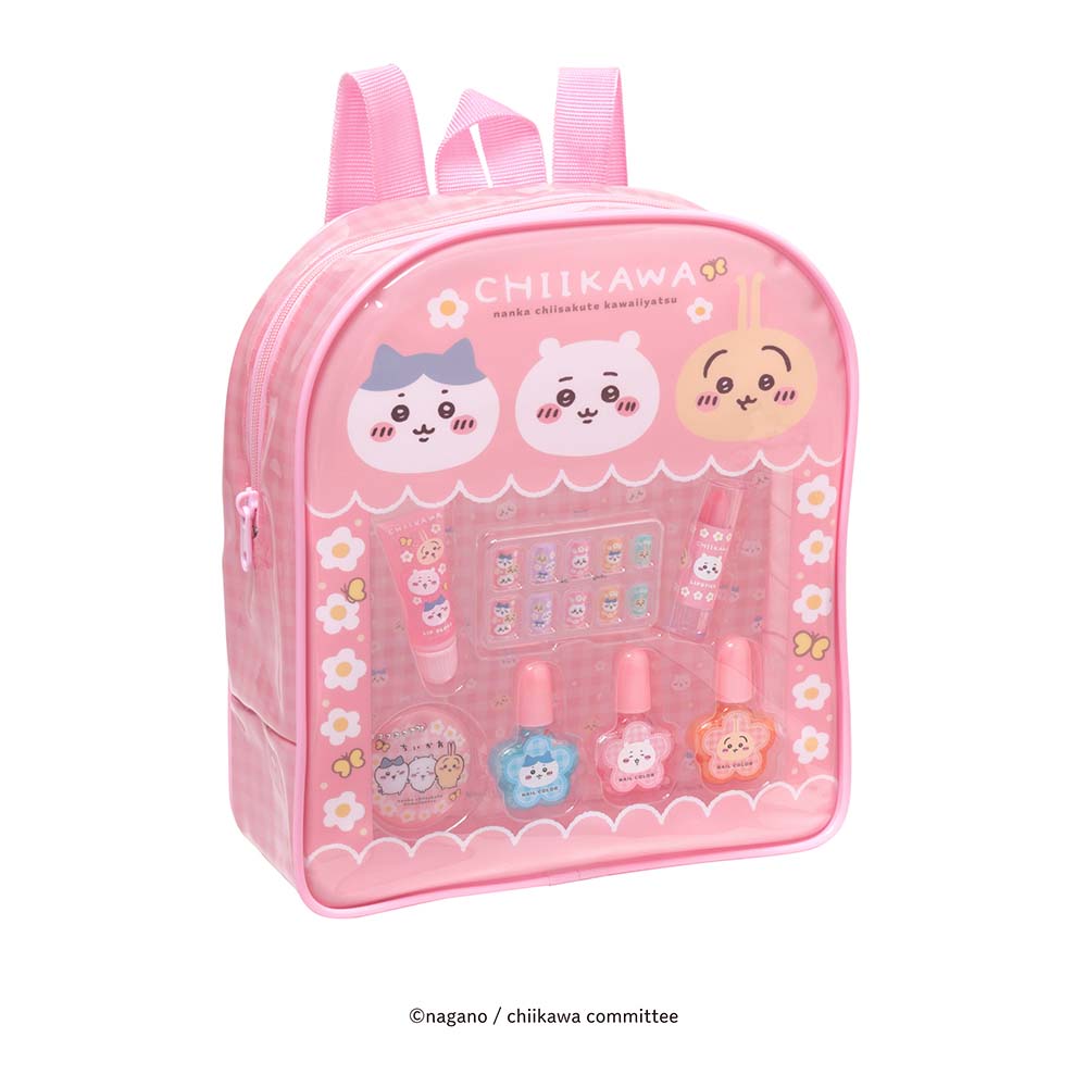 【楽天市場】ちいかわ バックパックメイクセット キッズ コスメ ちいかわ 化粧 安全 キャラクター バック 初めて キッズ 子供 子ども 玩具
