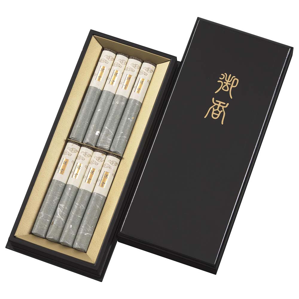 【7月19日20時-26日1時59分までエントリーで全商品ポイント10倍】日本香堂 瑞雲 塗箱短寸８入 61703 線香 お線香｜オフィスランド
