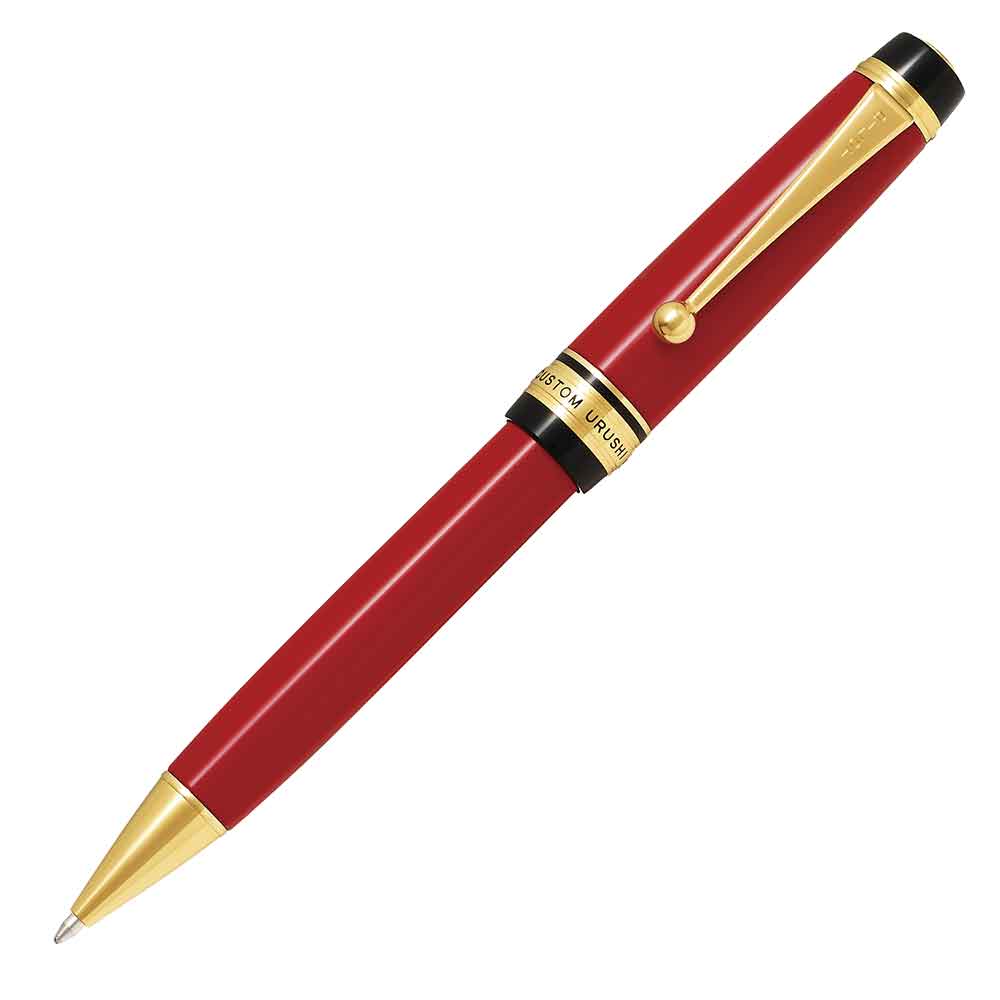 【クーポン3Days最大2,000円オフクーポン+ポイント2倍 5月1日-3日23時59分まで】パイロット PILOT 油性ボールペン 1.0mm カスタム URUSHI 朱 ギフトケース付き BKV-45SR-R CUSTOM