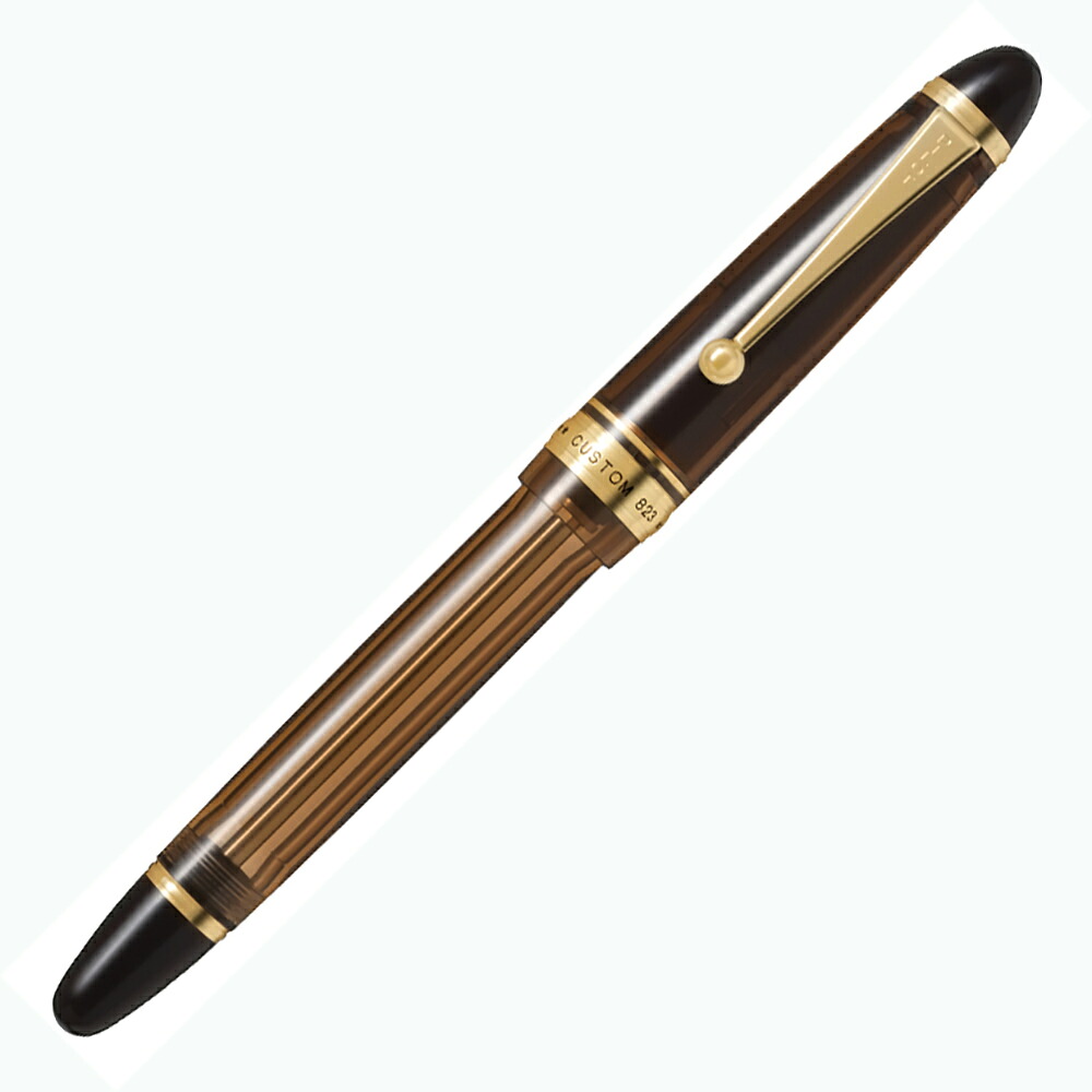 【4月4日20時-10日1時59分までエントリーで2点購入P5倍・3点以上でP10倍】パイロット PILOT 万年筆 カスタム 823 ブラウン 細字 ギフトケース付き FKK-3MRP-BN-F CUSTOM