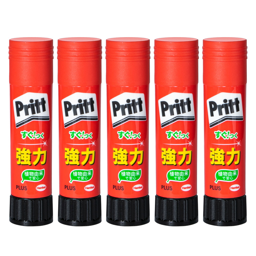 楽天市場】プラス(PLUS) スティックのり Pritt（プリット） ミディアム