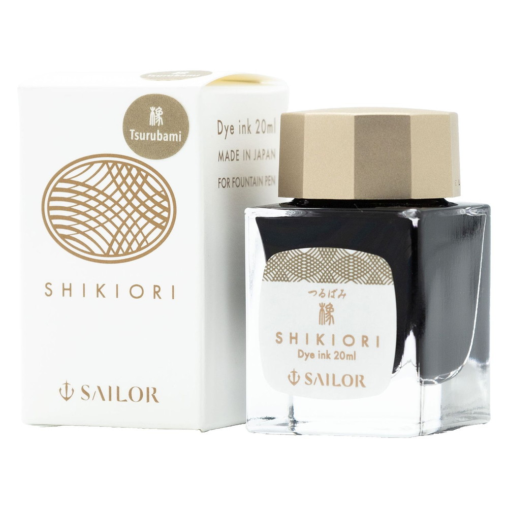 Sailor Shikiori Fountain Pen Ink 20ml - Tsurubami