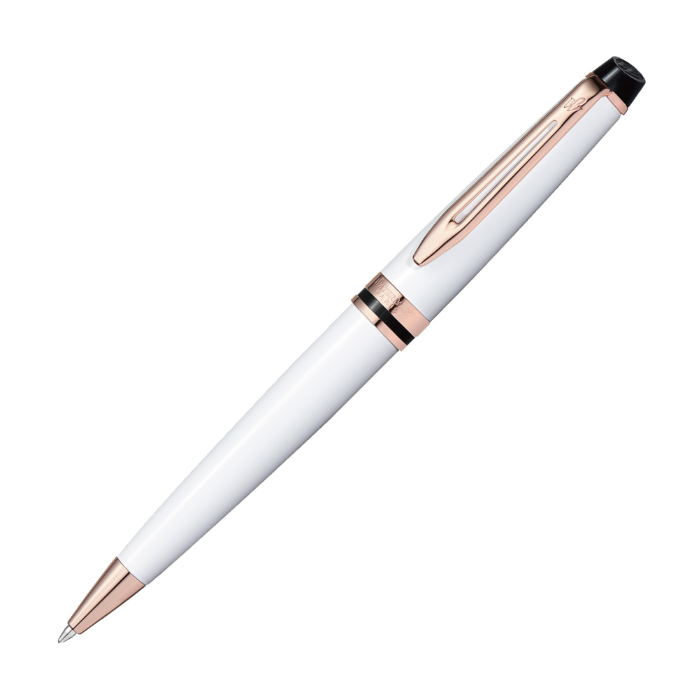 WATERMAN ウォーターマン ボールペン エキスパート エッセンシャル プレシャスホワイトPGT 2168111 名入れ可 高級 フランス プレゼント 名入れ可 高級 名前入れ 誕生日 プレゼント 還暦 就職 入学 卒業 お祝い 人事異動 栄転 クリスマス祝い 餞別|オフィスランド