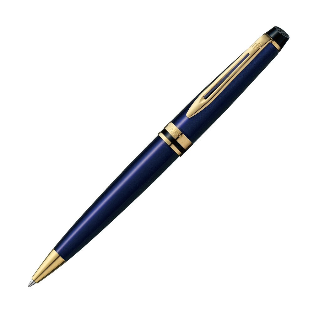 WATERMAN ウォーターマン ボールペン エキスパート エッセンシャル プルシアンブルーGT 2093763 名入れ可 高級 フランス プレゼント 名入れ可 高級 名前入れ 誕生日 プレゼント 還暦 就職 入学 卒業 お祝い 人事異動 栄転 クリスマス祝い 餞別