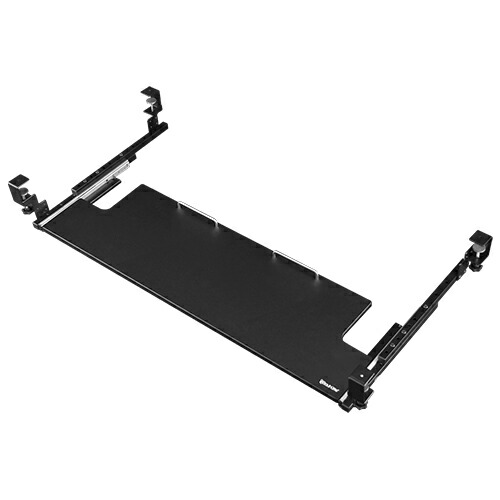 キーボード 高さ150mm BS-BHP-K1000-BK 幅1150 キーボードスライダー ブラック Bauhutte キーボードスライダー 収納 奥行405 (405-705) 後付け
