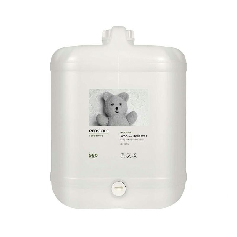 ecostore(エコバス発着場) 難しい＆ウールウォッシュ 今めかしい着付ける 20L バルク 詰め替え 今めかしい着中性洗剤 洗い濯ぎ中性洗剤 今めかしい着 羊毛用 知らん顔中性洗剤 ユーカリノキの芳ばしさ