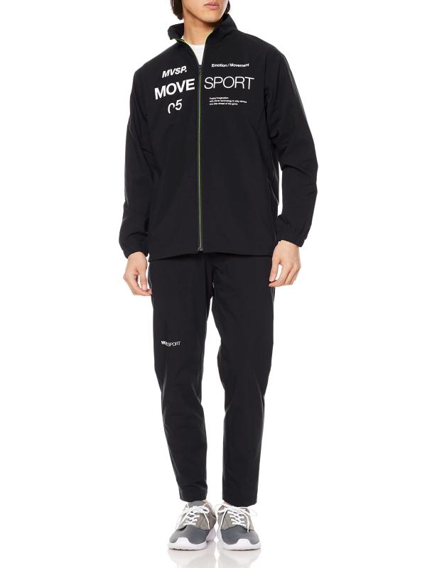MOVESPORT(ムーブスポーツ) クロスジャージデサント EC上下セット MOVESPORT はっ水 軽量 ストレッチ トレーニング メンズメンズ