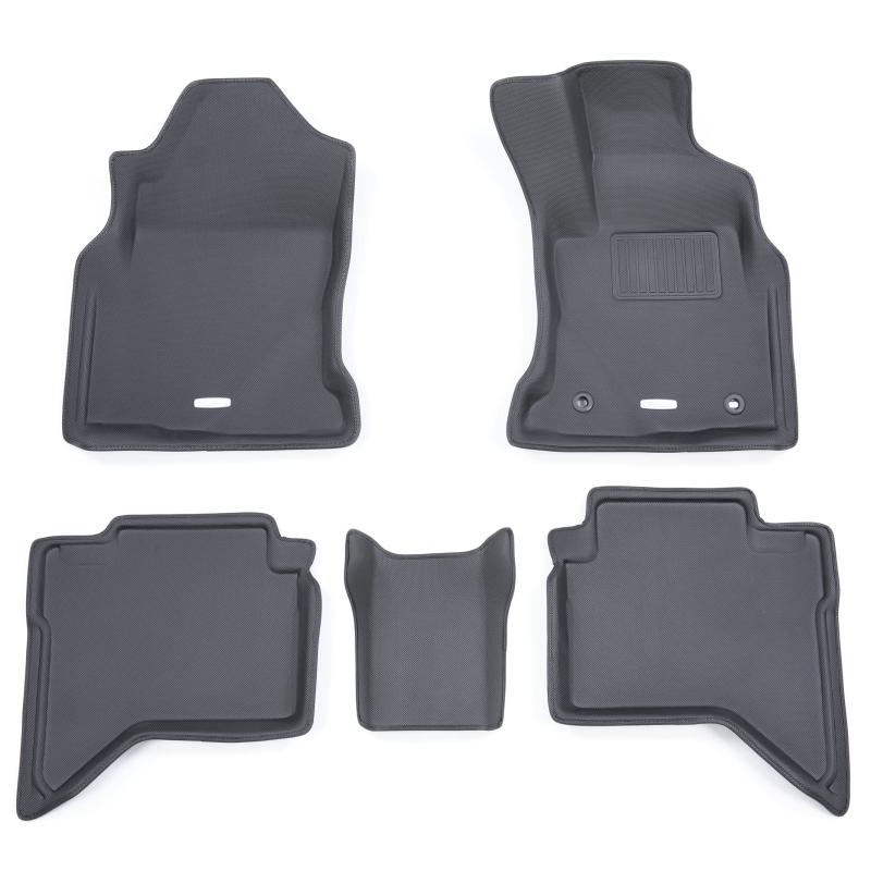 フロアマット 立体タイプ 1台分セット ハイラックス GUN125 H29/9~ NEWラバータイプ ブラック ET-1200 5EETB1200K