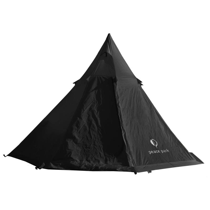 天下太平運動場 ティピー 天幕 雨合羽 PP2022 TE TENT BLACK