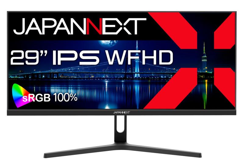 JAPANNEXT 29in 管する WFHD 2560x1080解像力 IPS 見せびらかす (HDMI/DisplayPort/金棒引き内蔵/ブルーライトカット) JN-IPS292WFHD
