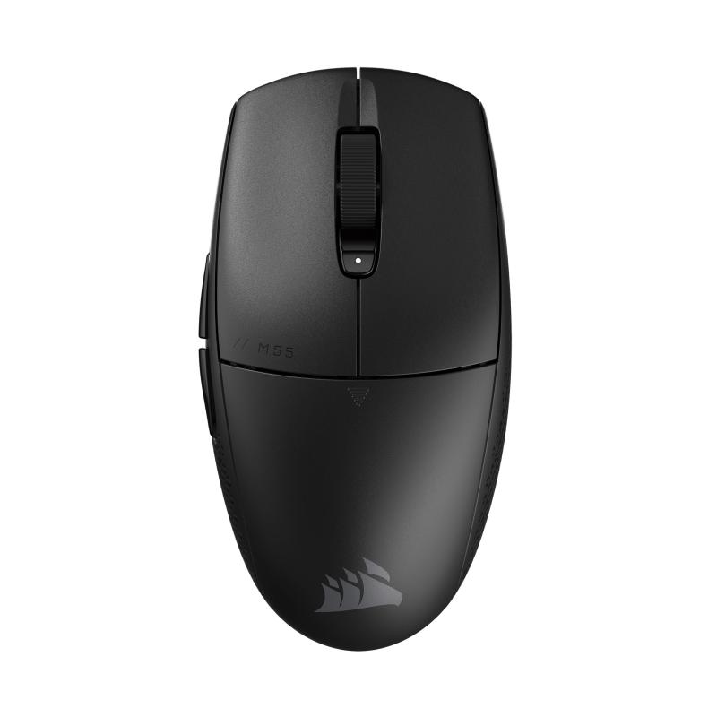 IR M55 WIRELE ゲーミングマウス 軽さ 無線電話 SLIPSTREAM/Bluetooth繋ぎ合わせる能力のある iCUEカスタム能力のある 24,000DPI 黒いこと CH-931F000-AP