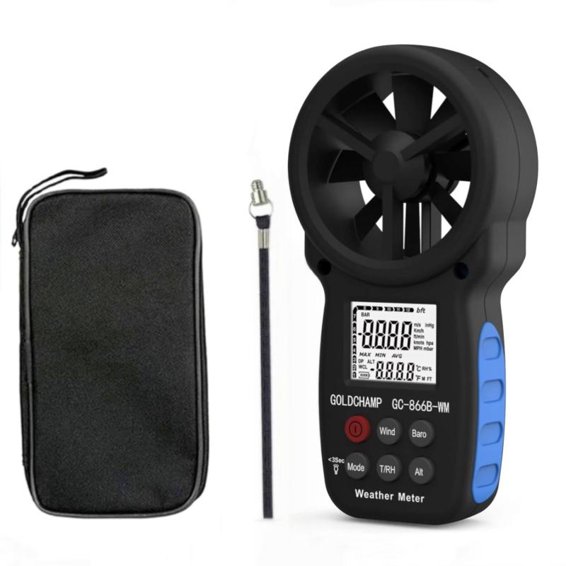 楽天市場】風速計ハンドヘルド 風量計 羅針盤 ポータブル風速計360