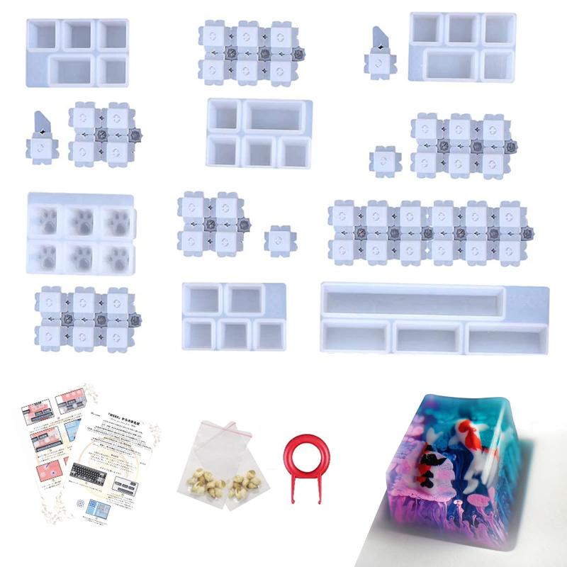 楽天市場】【送料無料】DIY キーキャップ 樹脂モールド シリコーン