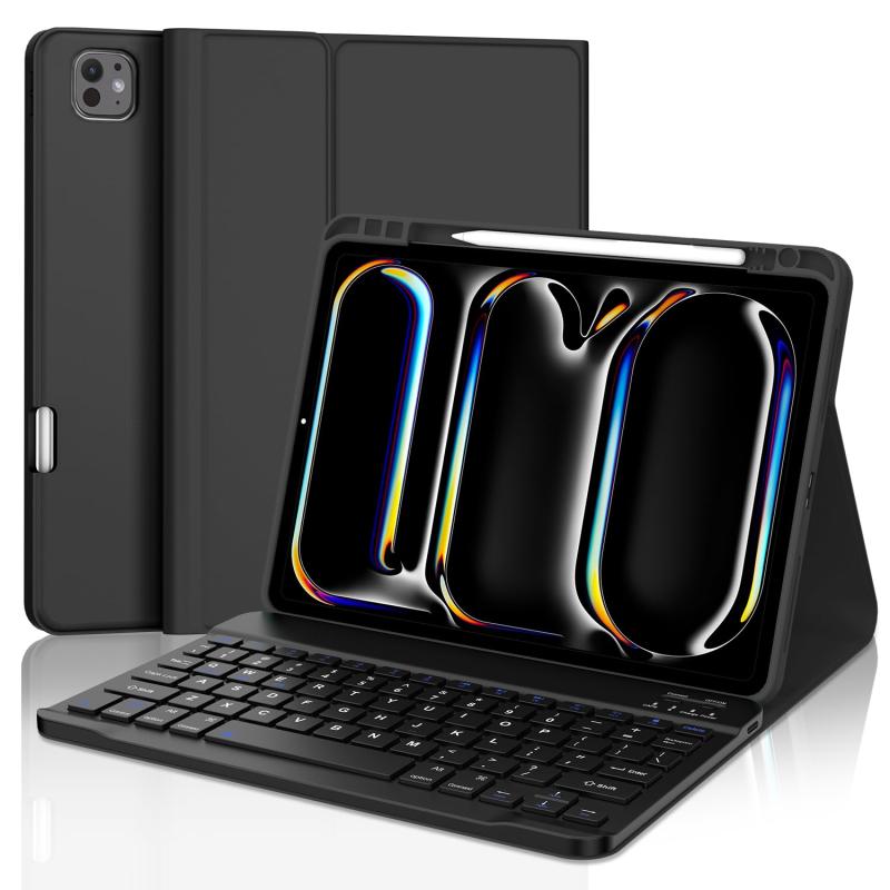 iPad Pro 11 インチ キーボードカバー Amazon | 軽量 iPad Pro 11インチ(M4)ケース キーボード付 iPad