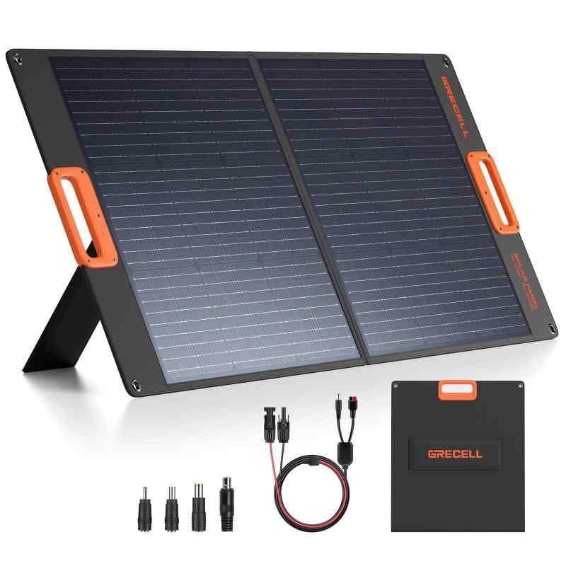 は*ん様 ソーラーパネル 100W 折りたたみ式 ソーラーチャージャー 太陽光パ 1489858_0.jpg