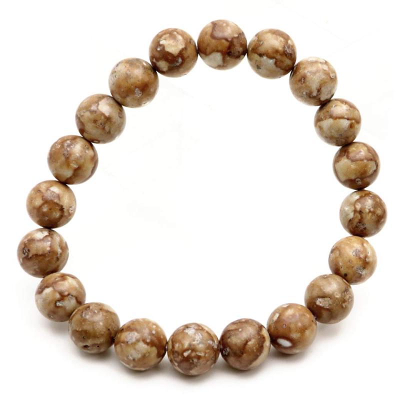 楽天市場】姫川薬石 クリーム色 10mmブレスレット 新潟県糸魚川市産