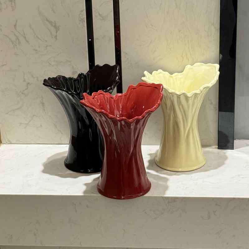 楽天市場】天然大理石 花瓶 飾り壺 高さ約38cm 天然石の美しさ 壺 花