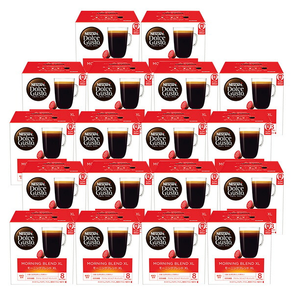 ネスカフェ ドルチェグスト 専用カプセル モーニングブレンド 16個入り16杯分×18箱 【1～2営業日以内に出荷】 ネスレ ネスカフェ コーヒー ホットコーヒー ブラックコーヒー 16,381円