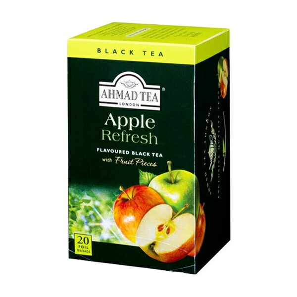 AHMAD TEA アーマッドティー ティーバッグ アップル 紅茶 フレーバーティー おうちカフェ×24箱（480袋） 茶葉 【3～4営業日以内に出荷】[送料無料]