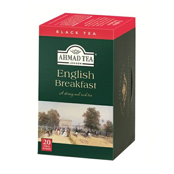 AHMAD TEA アーマッドティー ティーバッグ イングリッシュブレックファースト 紅茶 おうちカフェ×24箱（480袋） 茶葉 【3～4営業日以内に出荷】[送料無料]