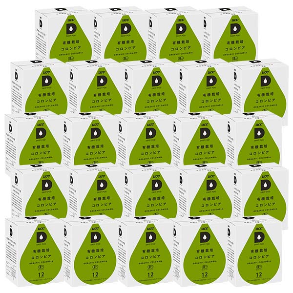 UCC ドリップポッド DRIPPOD 専用カプセル 有機栽培コロンビア 24箱 【3～4営業日以内に出荷】【送料無料】ユーシーシー 上島珈琲 ブラック コーヒー バラエティ アイスコーヒー ホットコーヒー カプセルコーヒー コーヒーメーカー