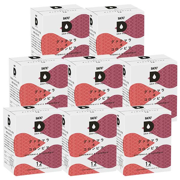 UCC ドリップポッド DRIPPOD 専用カプセル グァテマラ＆コロンビア 8箱 【3～4営業日以内に出荷】【送料無料】ユーシーシー 上島珈琲 ブラック コーヒー バラエティ アイスコーヒー ホットコーヒー カプセルコーヒー コーヒーメーカー