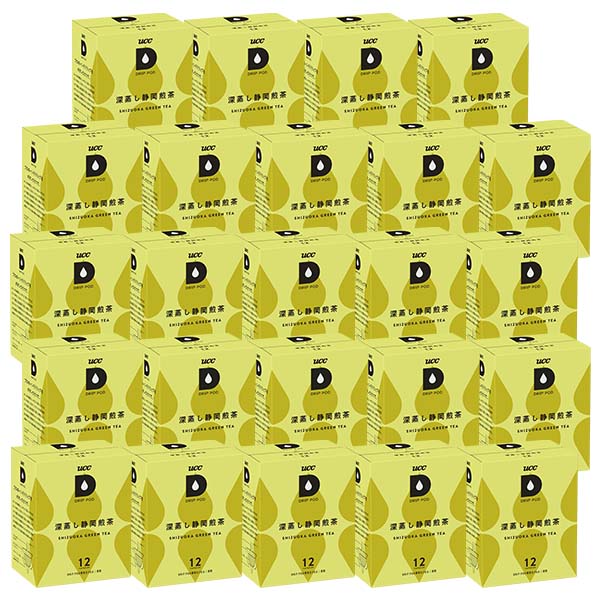 UCC ドリップポッド DRIPPOD 専用カプセル 深蒸し静岡煎茶 24箱 【3～4営業日以内に出荷】【送料無料】ユーシーシー 上島珈琲 ブラック コーヒー バラエティ アイスコーヒー ホットコーヒー カプセルコーヒー コーヒーメーカー