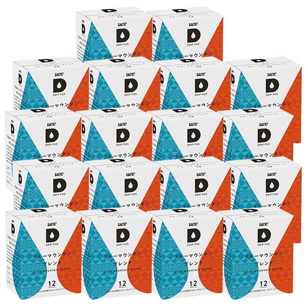 UCC ドリップポッド DRIPPOD 専用カプセル ブルーマウンテンブレンド 18箱 【3～4営業日以内に出荷】【送料無料】ユーシーシー 上島珈琲 ブラック コーヒー バラエティ アイスコーヒー ホットコーヒー カプセルコーヒー コーヒーメーカー