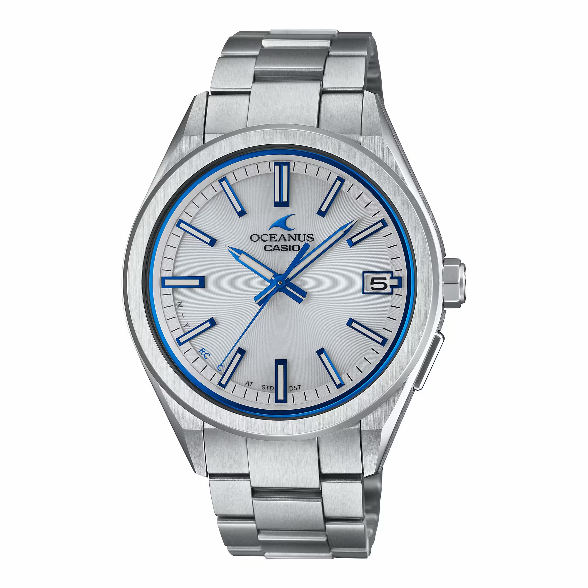 CASIO（カシオ） OCEANUS　3 hands model　腕時計　OCW-T200S-7AJF （71500）　Made in Japan　10気圧防水　正しい時刻を表示できる　ソーラー駆動　メタルの質感を引き出す研磨　オシアナス｜オフィスワン北浜店