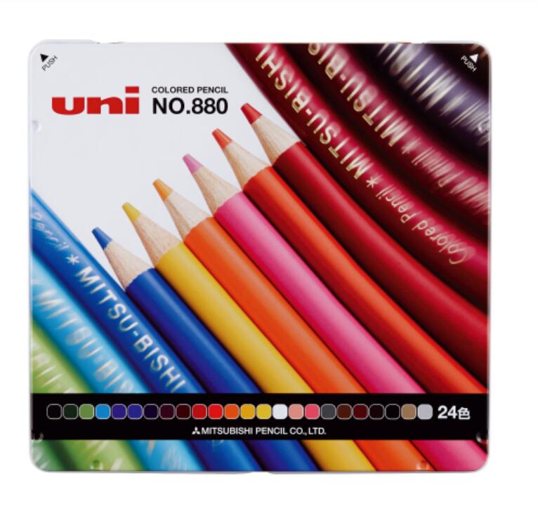 えんぴつページ Amazon | 三菱鉛筆 色鉛筆 880 ユニパレット 小学生 ピンク 24色