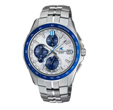 在庫あります　CASIO（カシオ） OCEANUS　Manta S7000 Series　腕時計 　OCW-S7000D-7AJF （220000）　 Made in Japan　10気圧防水　正しい時刻を表示できる 　ソーラー駆動　メタルの質感を引き出す研磨　薄型オシアナス