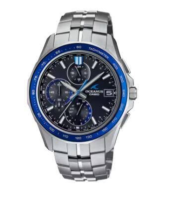 CASIO（カシオ） OCEANUS　Manta S7000 Series　腕時計 　OCW-S7000-1AJF （220000）　 Made in Japan　10気圧防水　正しい時刻を表示できる 　ソーラー駆動　メタルの質感を引き出す研磨　薄型オシアナス
