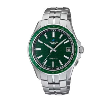 CASIO（カシオ）  OCEANUS Manta S400 Series ウオッチ OCW-S400-3AJF（165000） Made インチ Japan 10空圧雨合羽 似つかわしい刹那を見せびらかすできる ソーラー駆動動力 金属元素の質感を引き出すみがき上げる 薄型オシアナス