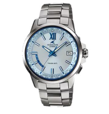 CASIO（カシオ） OCEANUS　3 hands model　腕時計 　OCW-T150-2AJF（82500）　 Made in Japan　10気圧防水　正しい時刻を表示できる 　ソーラー駆動　メタルの質感を引き出す研磨　シンプルデザイン　 オシアナス