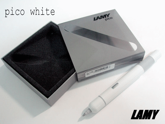 LAMY（カラムシ） ピコ 白いこと ボールペン L288WT （9900） 【RCP】