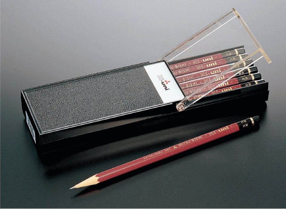 高級鉛筆　Hi-uni ハイユニ B 10ダース　まとめて 楽天市場】三菱 鉛筆 ハイユニ 1ダース（12本入）HB〜10B （1800